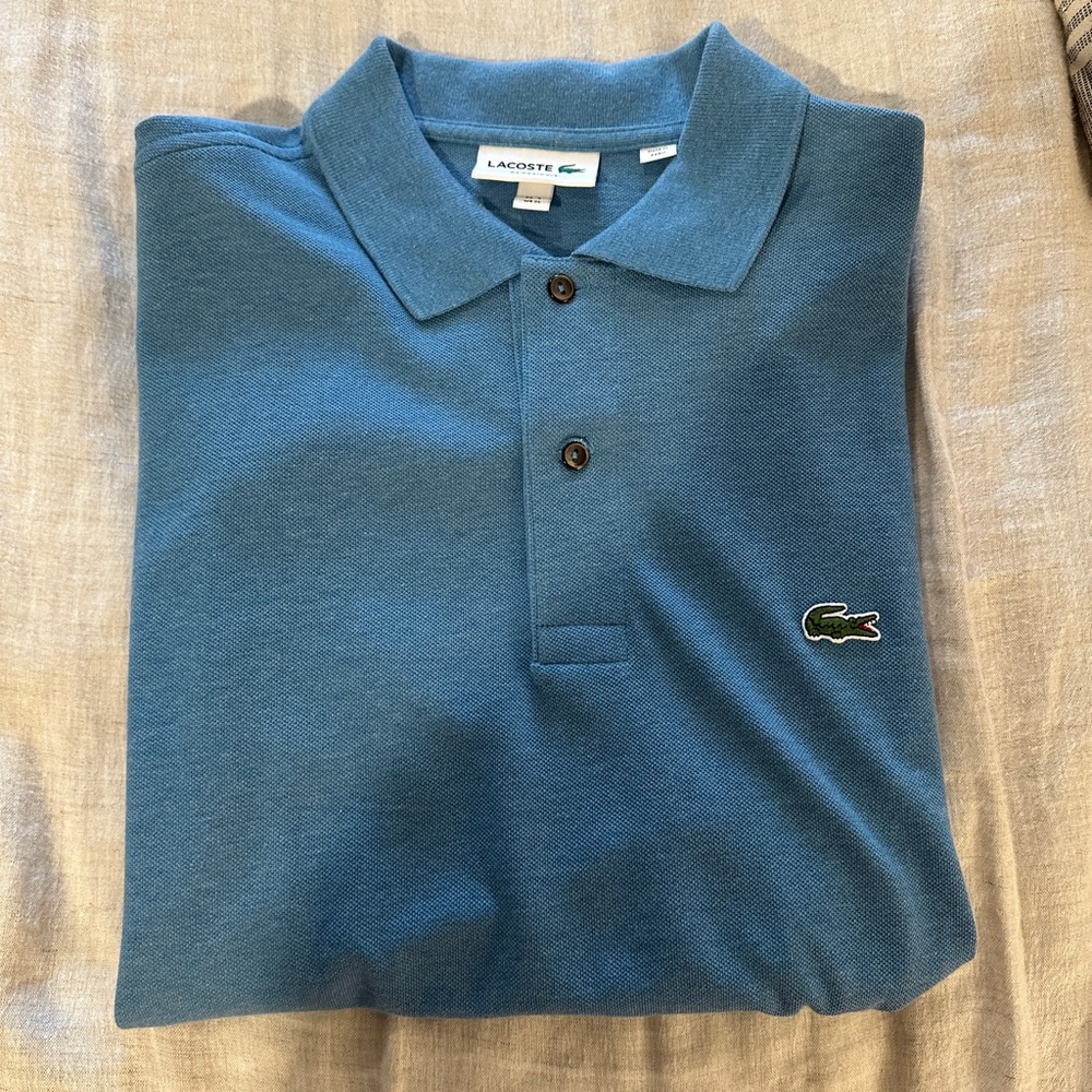 Mens Lacoste Polo shirt Medium M - Like New